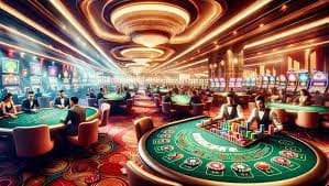 Mobile app interface showing live dealer table selection